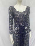 Vintage 1920s Maxi Blue Lace dress