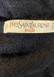 Vintage Yves Saint Laurent Tricot Mohair Cardigan