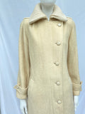 Vintage White New Wool Coat