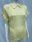 Vintage Christian Dior Yellow Blouse