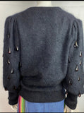 Vintage Yves Saint Laurent Tricot Mohair Cardigan