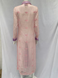 Colin Glascoe Gauze Cotton Pink Caftan Dress