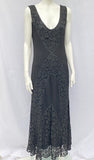 1930s Bias Cut Lace and Silk Dress