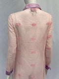 Colin Glascoe Gauze Cotton Pink Caftan Dress