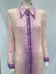 Colin Glascoe Gauze Cotton Pink Caftan Dress