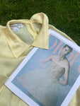 Vintage Christian Dior Yellow Blouse