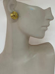 D’Orlan Gold Plated Clip On Earrings With Crystals