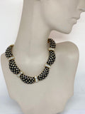 Vintage 1980s Swarovski Necklace with Crystals