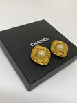 Chanel Vintage Clip On Earrings from 1980s