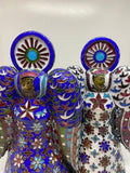 Vintage Cloisonné Enamelled Angels | Possibly Russian