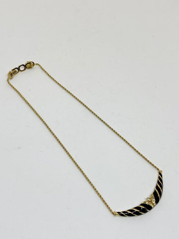 Vintage Christian Dior Enamelled Necklace