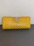 Vintage RODO Straw Wicker Clutch Bag