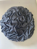 Vintage 1950s Black Gathered Beret Hat