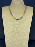 Gold and Silver Stars Chain Necklace