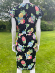 Ungaro Solo Donna Black Floral Dress