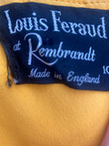 Louis Feraud at Rembrandt Yellow Cut Out Dress