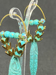 Vintage Turquoise Fish Earrings