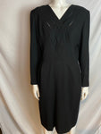 David Molho Paris Faubourg Saint Honore Black Dress