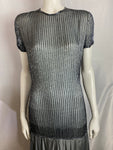Vintage Murray Arbeid Couture Grey Evening Dress