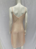 Vintage 1930s Peach Mesh Lingerie Under Dress Petticoat