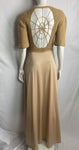 Vintage 1970s Crochet Spider Web Dress