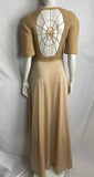 Vintage 1970s Crochet Spider Web Dress