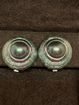 Vintage Christian Dior Black Pearl Clip-Ons Earrings
