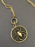 Antique Spider Necklace