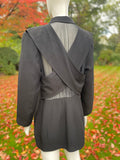 Kyuso Sheer Silk Back Jacket