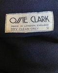 Ossie Clark Moss Crepe Black Jacket