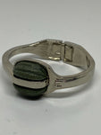 Paco Rabanne Vintage Space Age Hinged Bangle.