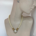 Vintage Swarovski Crystals and Pearls Necklace