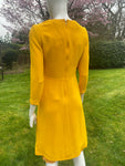 Louis Feraud at Rembrandt Yellow Cut Out Dress