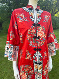 Vintage Chinese Embroidered Kimono Jacket Baihua