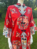 Vintage Chinese Embroidered Kimono Jacket Baihua