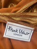 Frank Usher High Shine Liquid Copper/ Gold Dress