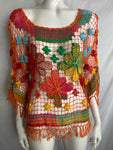 Vintage Crochet Multicoloured Top
