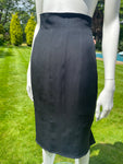 Vintage 1990s Christian Dior by Galliano Black Skirt