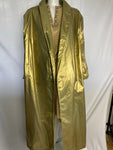 Vintage Gold PVC Raincoat Rainmac
