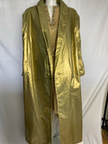 Vintage Gold PVC Raincoat Rainmac