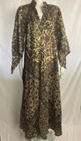 Vintage Phool Indian Maxi Silk Boho Dress