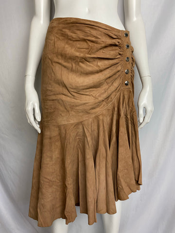 Vintage Alaia Suede Skirt