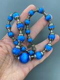 Louis Rousselet Blue Glass Necklace