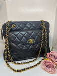 Chanel Shoulder Bag with 24k Gold Hardwear