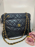 Chanel Shoulder Bag with 24k Gold Hardwear