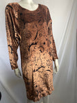 Vintage 1980s Matisse/Picasso Inspired Print Dress