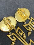 Vintage Randal Carnes Etruscan Clip-on Earrings