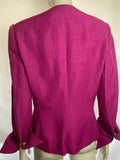 Vintage Gianni Versace Versus Fuschia Pink Summer Jacket