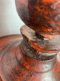Antique Red Lacquer Burmese Offering Bowl