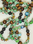 Fatima Hand On Millefiori Beads Necklace